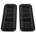 DURAFORCE 2x Back Panel Cab Air Vent Relief Grille For 1999-22 Chevrolet Silverado Sierra
