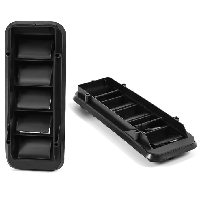 DURAFORCE 2x Back Panel Cab Air Vent Relief Grille For 1999-22 Chevrolet Silverado Sierra