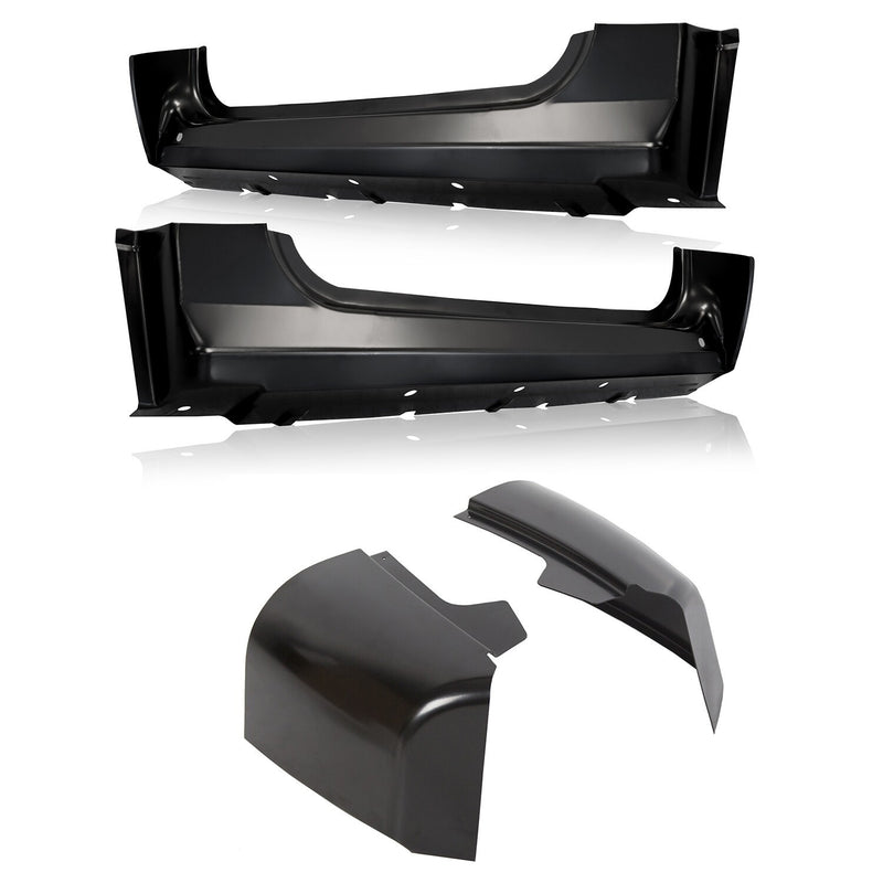 DURAFORCE Rocker Panels & Cab Corners For 07-13 Chevy Silverado Sierra Standard Cab 2Dr