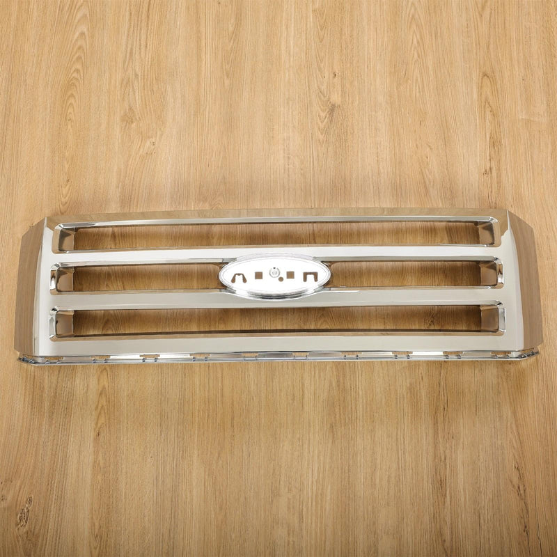 DURAFORCE For Ford Expedition 4-DOOR 2007-2014 Chrome Front Bumper Hood Grille Assembly