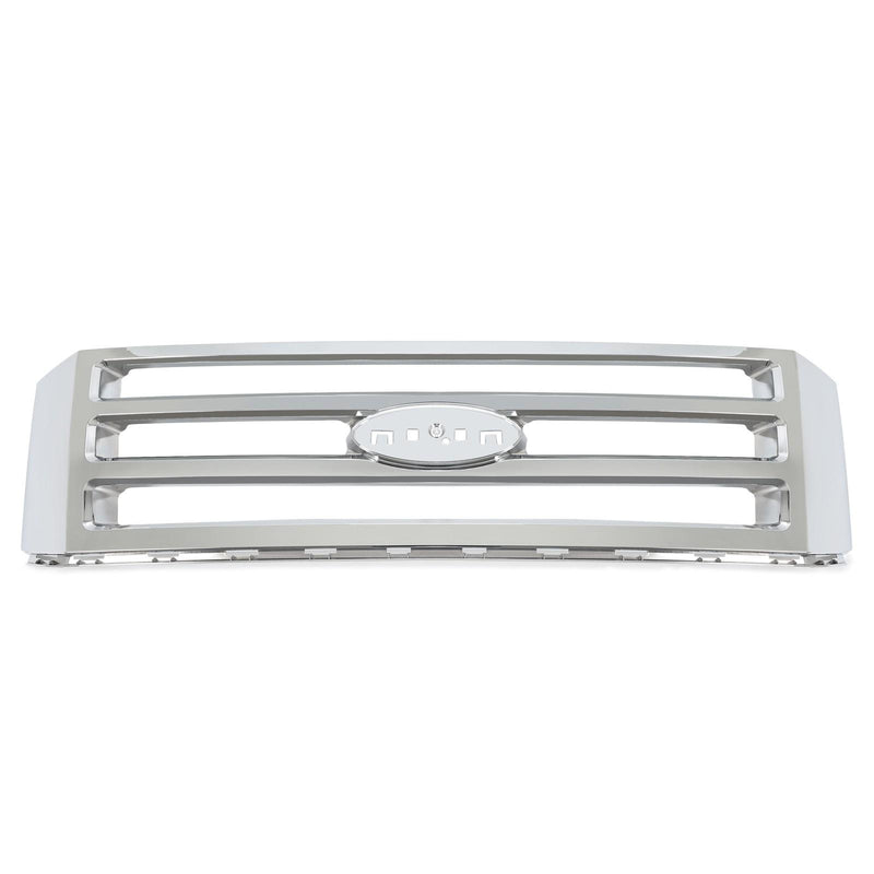DURAFORCE For Ford Expedition 4-DOOR 2007-2014 Chrome Front Bumper Hood Grille Assembly