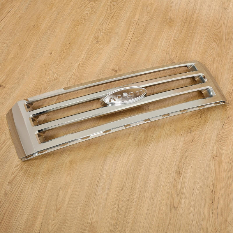 DURAFORCE For Ford Expedition 4-DOOR 2007-2014 Chrome Front Bumper Hood Grille Assembly