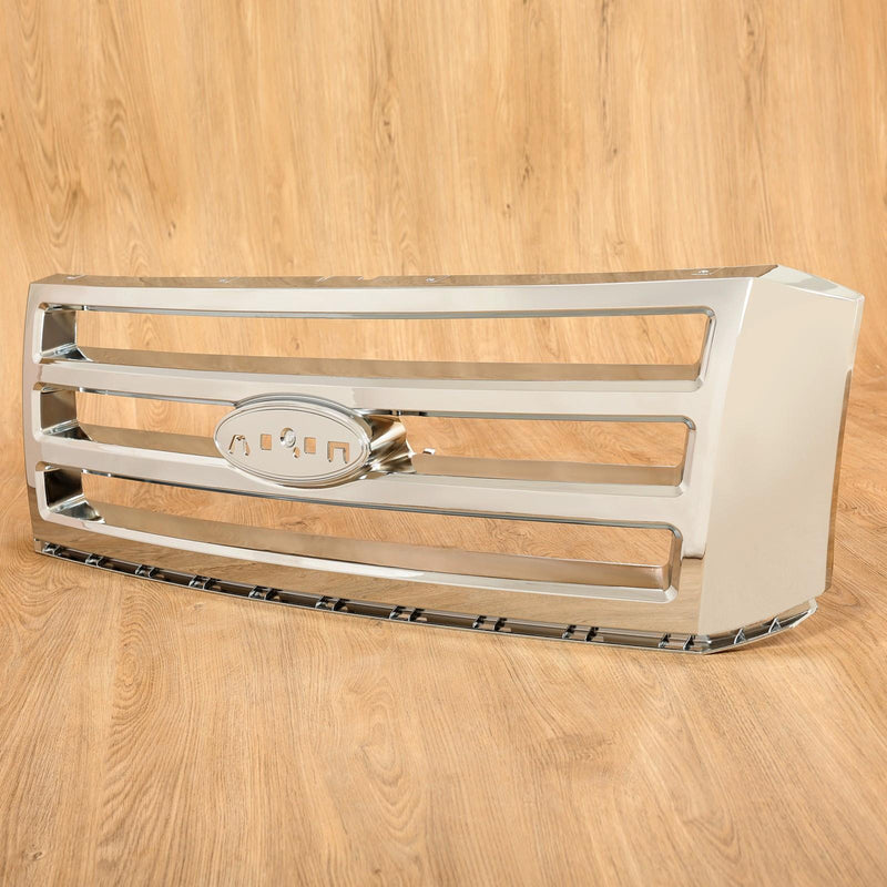 DURAFORCE For Ford Expedition 4-DOOR 2007-2014 Chrome Front Bumper Hood Grille Assembly