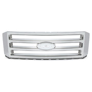 DURAFORCE For Ford Expedition 4-DOOR 2007-2014 Chrome Front Bumper Hood Grille Assembly
