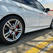DURAFORCE For 12-18 F30 F31 M SPORT SIDE SKIRTS EXTENSION PAIR FOR ALL BMW 3 SERIES SEDAN