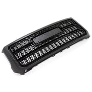 DURAFORCE Front Bumper Upper Grille Gloss Black W/Snap For GMC Sierra 2500HD 3500HD 15-19