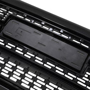 DURAFORCE Front Bumper Upper Grille Gloss Black W/Snap For GMC Sierra 2500HD 3500HD 15-19