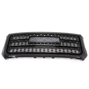 DURAFORCE Front Bumper Upper Grille Gloss Black W/Snap For GMC Sierra 2500HD 3500HD 15-19