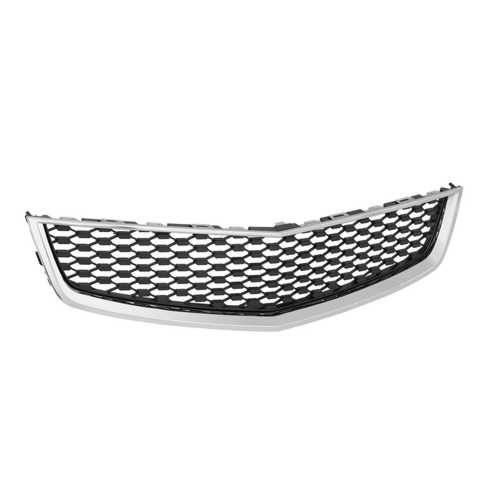 DURAFORCE For 2010-2015 Chevrolet Equinox Front Lower Grille Chrome Shell Black Insert