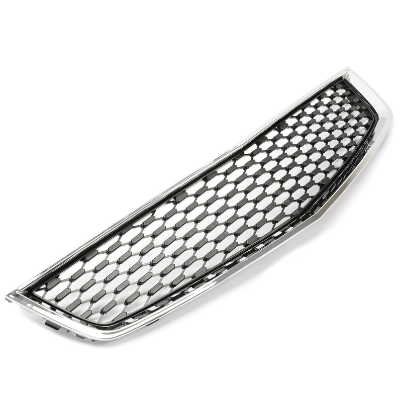 DURAFORCE For 2010-2015 Chevrolet Equinox Front Lower Grille Chrome Shell Black Insert