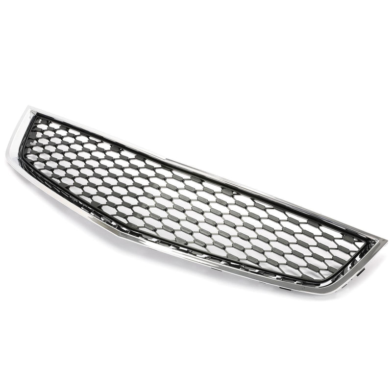 DURAFORCE For 2010-2015 Chevrolet Equinox Front Lower Grille Chrome Shell Black Insert