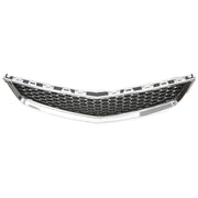 DURAFORCE For 2010-2015 Chevrolet Equinox Front Lower Grille Chrome Shell Black Insert