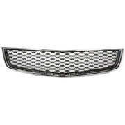 DURAFORCE For 2010-2015 Chevrolet Equinox Front Lower Grille Chrome Shell Black Insert