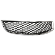 DURAFORCE For 2010-2015 Chevrolet Equinox Front Lower Grille Chrome Shell Black Insert