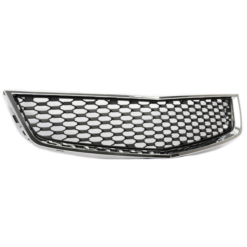 DURAFORCE For 2010-2015 Chevrolet Equinox Front Lower Grille Chrome Shell Black Insert