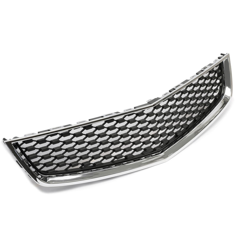 DURAFORCE For 2010-2015 Chevrolet Equinox Front Lower Grille Chrome Shell Black Insert