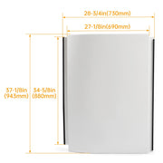 DURAFORCE Reefer Lower Door Panel Curbside for Thermo King SB-100 110 200 300 310 400
