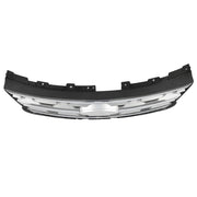 DURAFORCE Front Bumper Upper Grille ABS Grill w/Chrome For Ford Explorer XLT 2018 2019