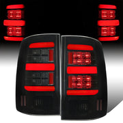 DURAFORCE For 2009-2018 Dodge Ram 1500 2500 3500 Full LED Tail Lights Rear Lamp Clear Lens