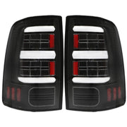 DURAFORCE For 2009-2018 Dodge Ram 1500 2500 3500 Full LED Tail Lights Rear Lamp Clear Lens