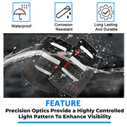 DURAFORCE For 2009-2018 Dodge Ram 1500 2500 3500 Full LED Tail Lights Rear Lamp Clear Lens
