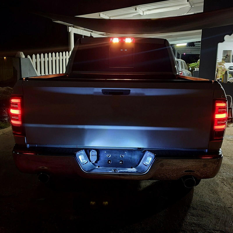 DURAFORCE For 2009-2018 Dodge Ram 1500 2500 3500 Full LED Tail Lights Rear Lamp Clear Lens
