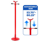 DURAFORCE Steel Under Hoist Lift Jack 1000lbs Car Support adjustable Jack Stand Red