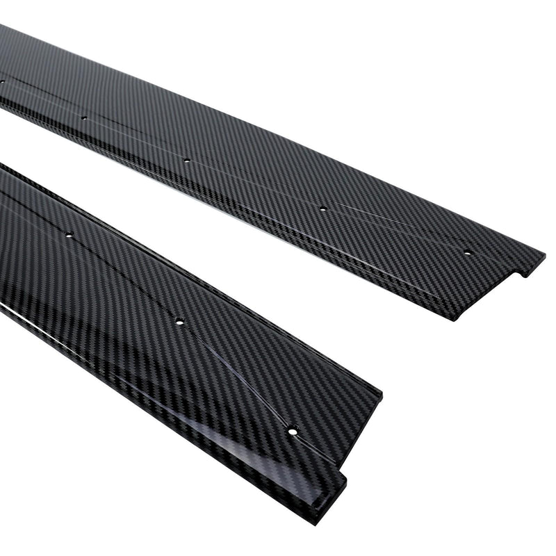 DURAFORCE For BMW F82 F83 M4 2015-2020 Carbon Fiber Color Side Skirts Panel Extension