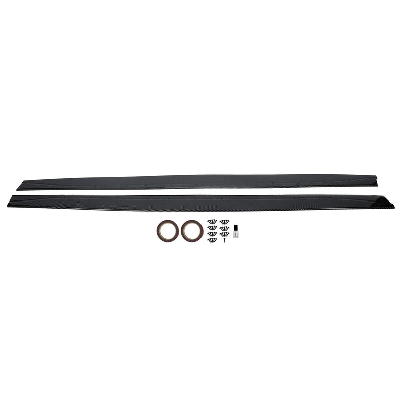 DURAFORCE For BMW F82 F83 M4 2015-2020 Carbon Fiber Color Side Skirts Panel Extension