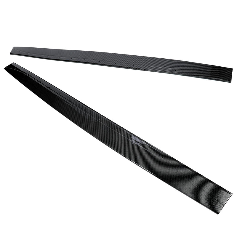 DURAFORCE For BMW F82 F83 M4 2015-2020 Carbon Fiber Color Side Skirts Panel Extension