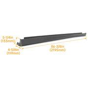 DURAFORCE Side Rocker Panel Molding Passenger Right 1QA50TZZAF For Dodge Charger 2012-2023