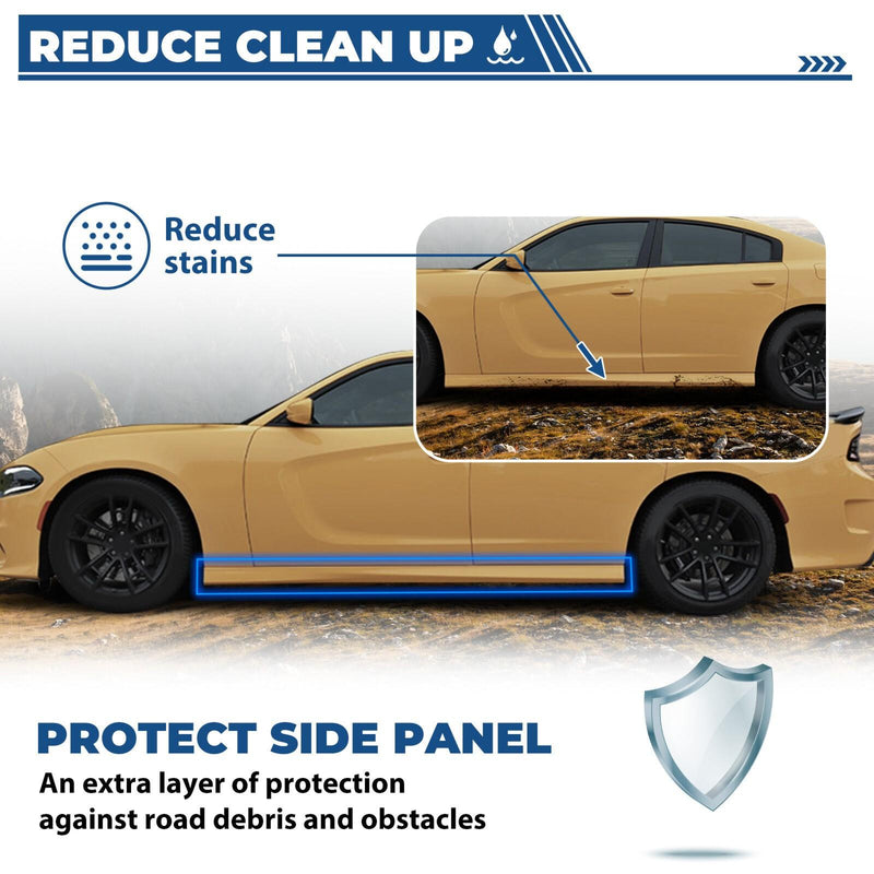 DURAFORCE New Replacement Driver Left Side Rocker Panel Molding Fits Dodge Charger 2012-23