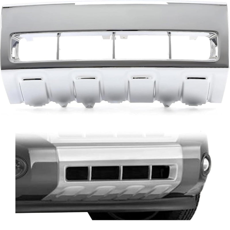 DURAFORCE For 08-12 Ford Escape - Chrome Front Bumper Lower Trim Molding Replace FO1068123