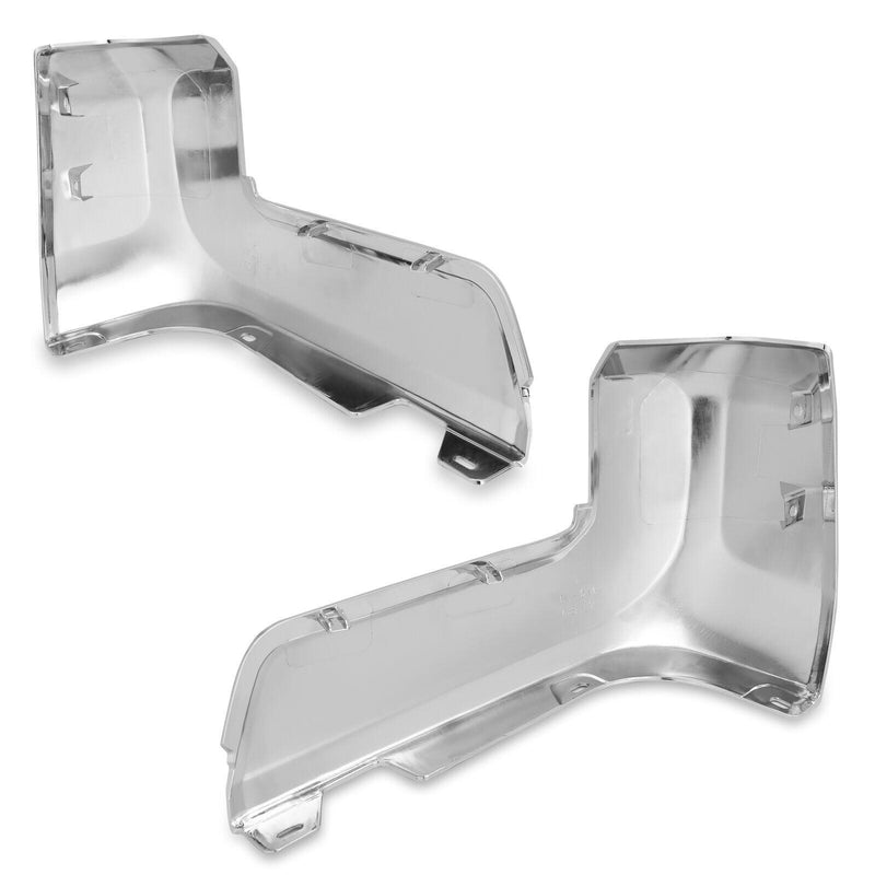 DURAFORCE Bumper End Caps For Toyota Tacoma 2016-2023 Set of 2 Rear LH and RH Chrome