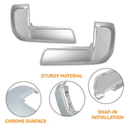 DURAFORCE Bumper End Caps For Toyota Tacoma 2016-2023 Set of 2 Rear LH and RH Chrome