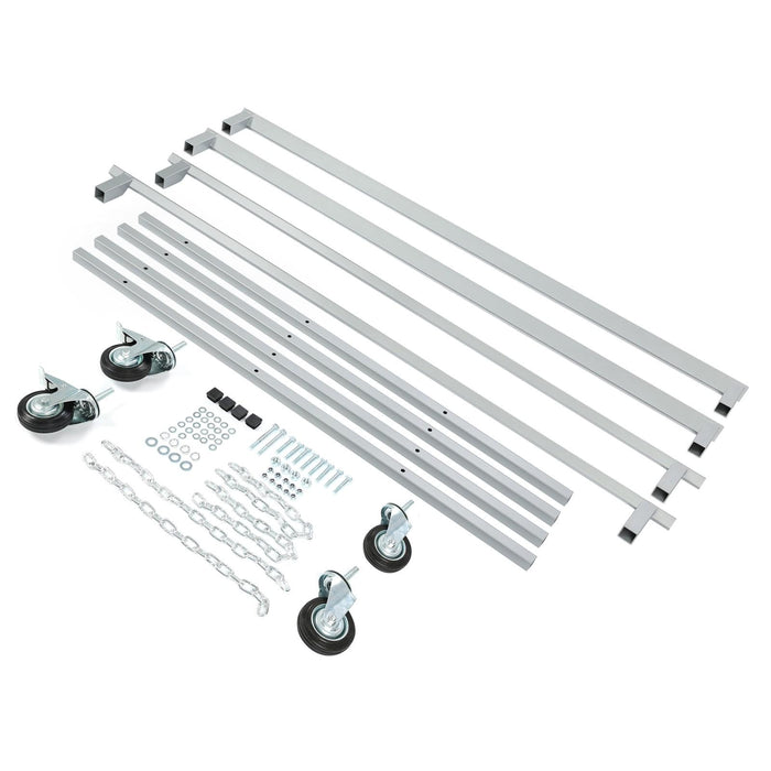 DURAFORCE 1000lb Folding Bed Roller Truck Bed Cart Pickup Bed Dolly Auto Repair