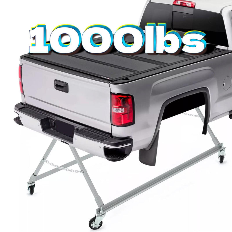 DURAFORCE 1000lb Folding Bed Roller Truck Bed Cart Pickup Bed Dolly Auto Repair