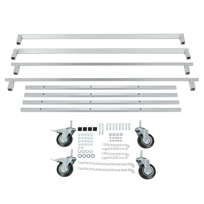 DURAFORCE 1000lb Folding Bed Roller Truck Bed Cart Pickup Bed Dolly Auto Repair