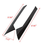 DURAFORCE For Ford Explorer 2011-2019 Windshield Outer Trim Pillar Molding Left Right Kit