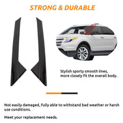 DURAFORCE For Ford Explorer 2011-2019 Windshield Outer Trim Pillar Molding Left Right Kit