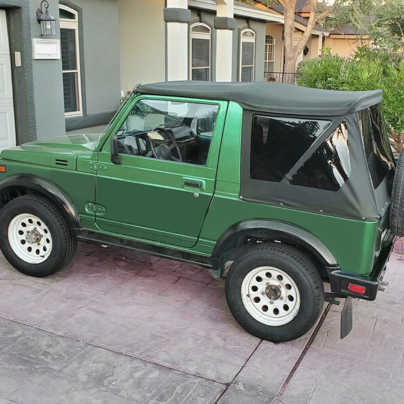 DURAFORCE For Suzuki Samurai 1986-1994 Replacement Soft Top with Zip Out Tinted Windows