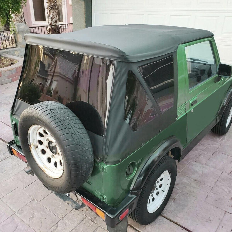 DURAFORCE For Suzuki Samurai 1986-1994 Replacement Soft Top with Zip Out Tinted Windows