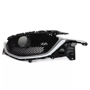 DURAFORCE Fits Mazda CX-5 CX5 2017-2021 Chrome Trim Black Mesh Front Upper Grille Assembly