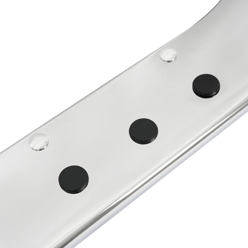 DURAFORCE Chrome For Dodge RAM 1500/2500/3500 Pickup Steel Rear Bumper Assembly 1994-2002