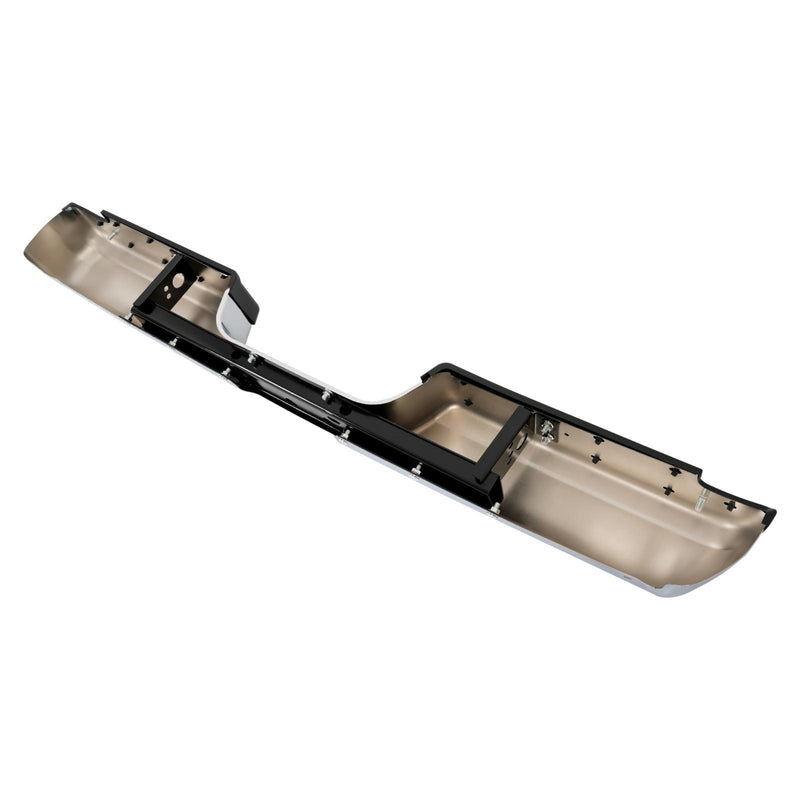 DURAFORCE Chrome For Dodge RAM 1500/2500/3500 Pickup Steel Rear Bumper Assembly 1994-2002