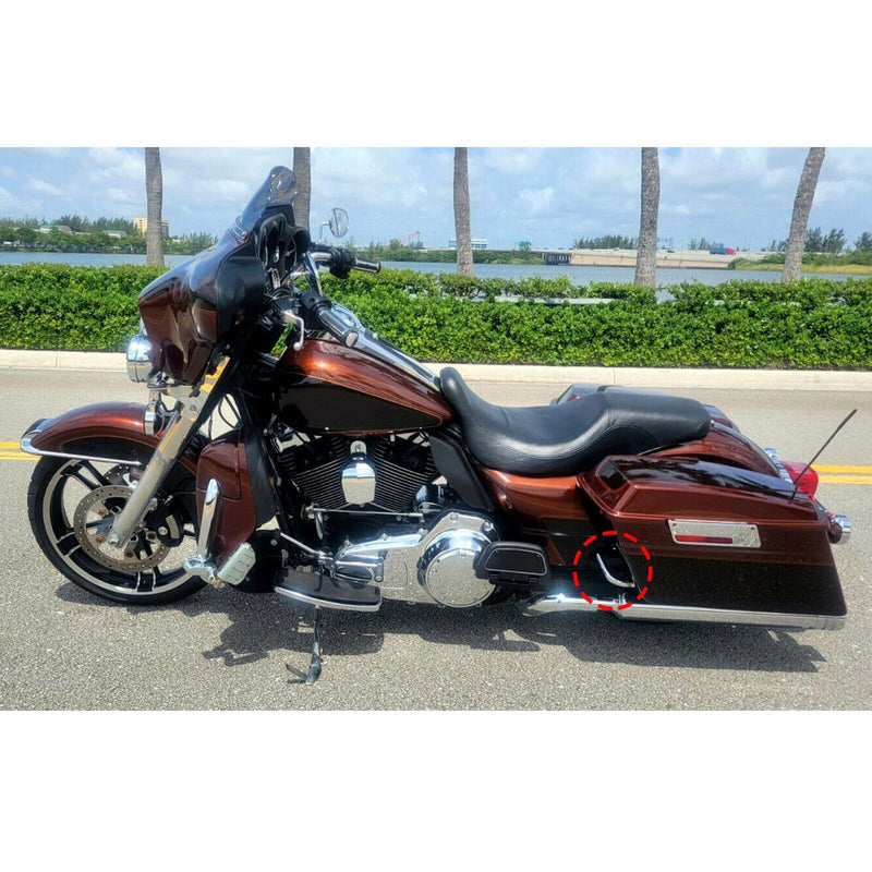 DURAFORCE Saddlebag Guard Eliminator Support Bracket For Harley Touring Electra Glide FLHT