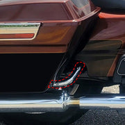 DURAFORCE Saddlebag Guard Eliminator Support Bracket For Harley Touring Electra Glide FLHT