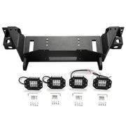 DURAFORCE Front Bumper Winch Ready w/D Rings & Lights For Toyota Tundra 2007-2013