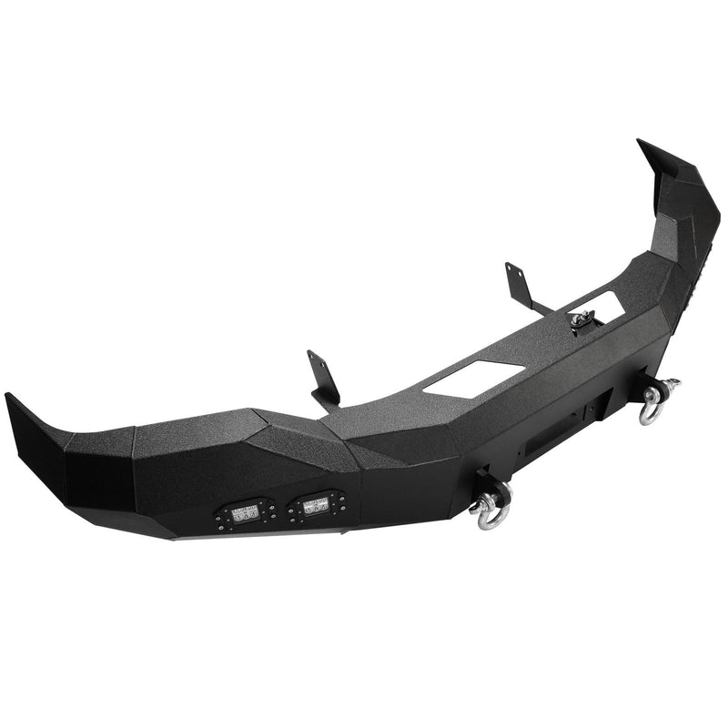 DURAFORCE Front Bumper Winch Ready w/D Rings & Lights For Toyota Tundra 2007-2013