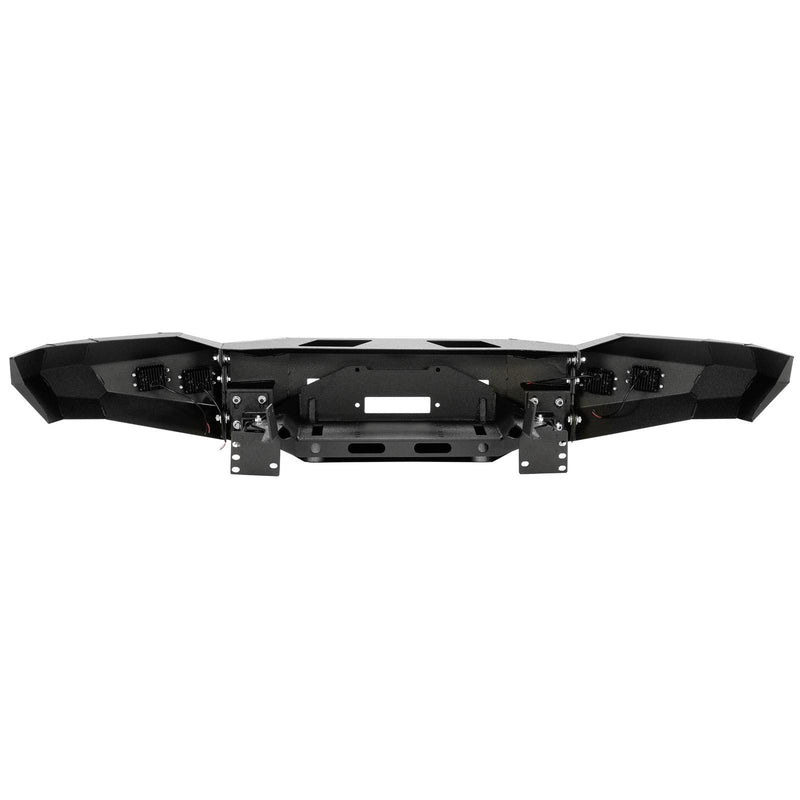 DURAFORCE Front Bumper Winch Ready w/D Rings & Lights For Toyota Tundra 2007-2013